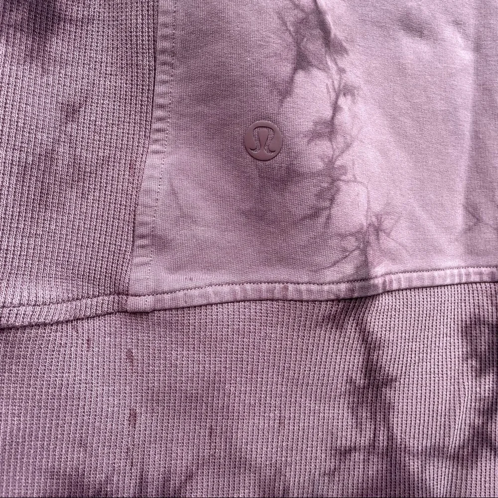 Lululemon Scuba Hoodie Light Cotton Fleece Shibori Tie Dye Zip Sweater Jacket